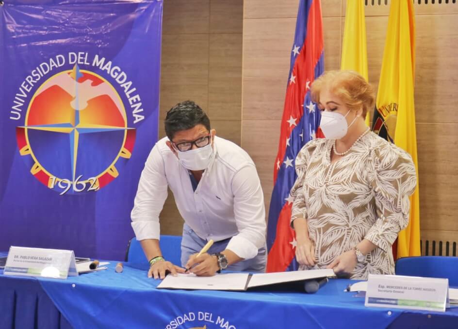 Pablo Vera Salazar, se posesionó como Rector 2020-2024 de UNIMAGDALENA