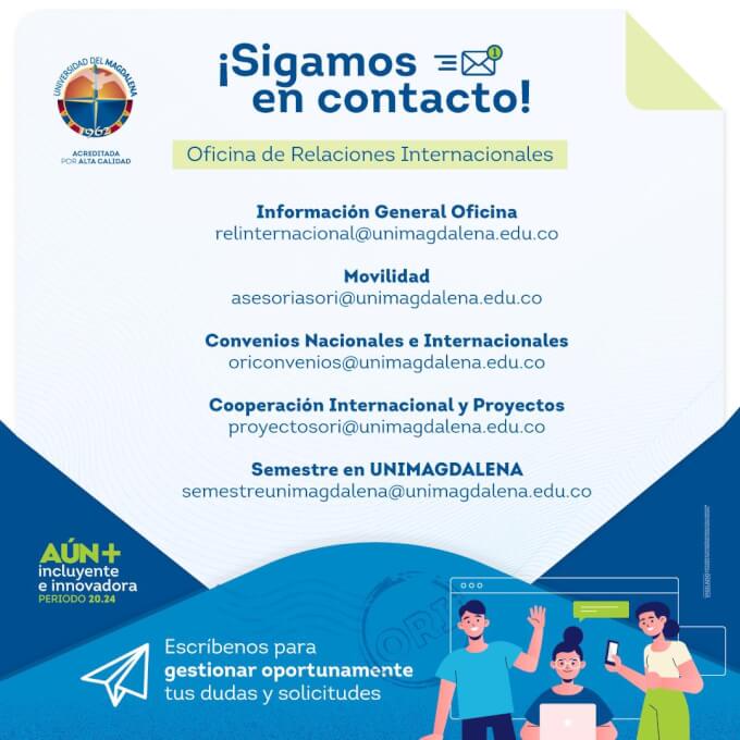 Correos de contacto ORI.