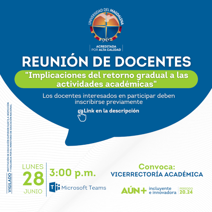 REUNIÓN DOCENTES