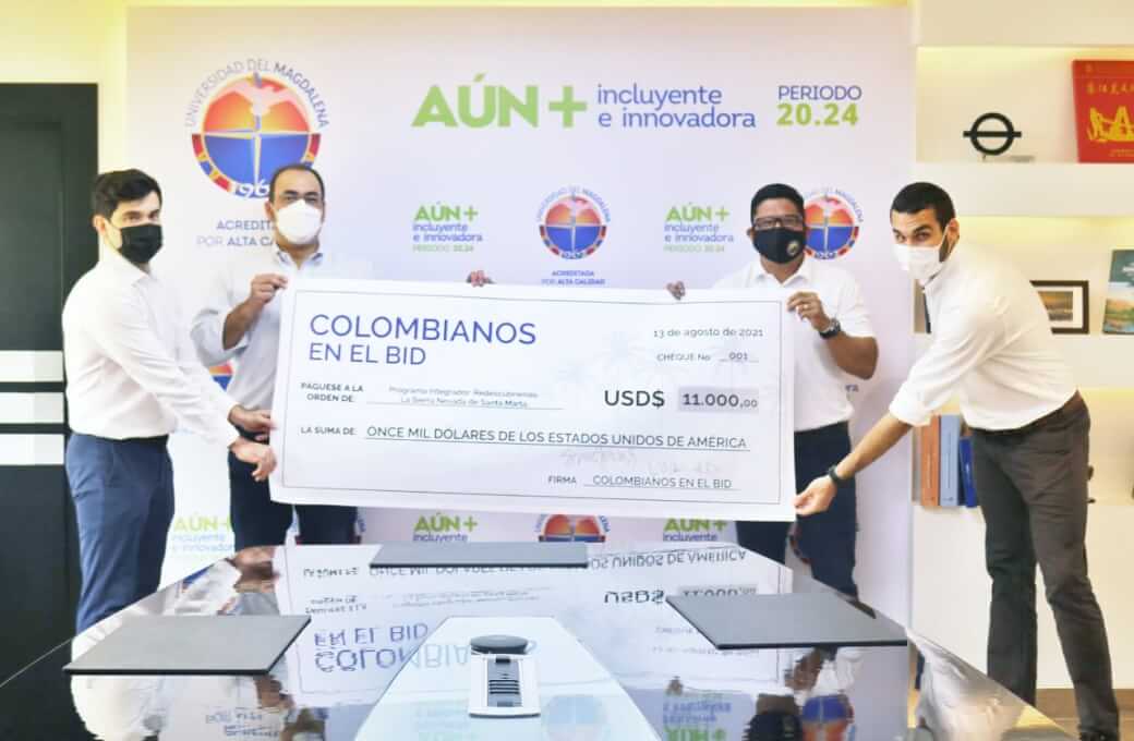 UNIMAGDALENA recibe 11.000 dólares del BID para conectividad en comunidades indígenas de la Sierra Nevada