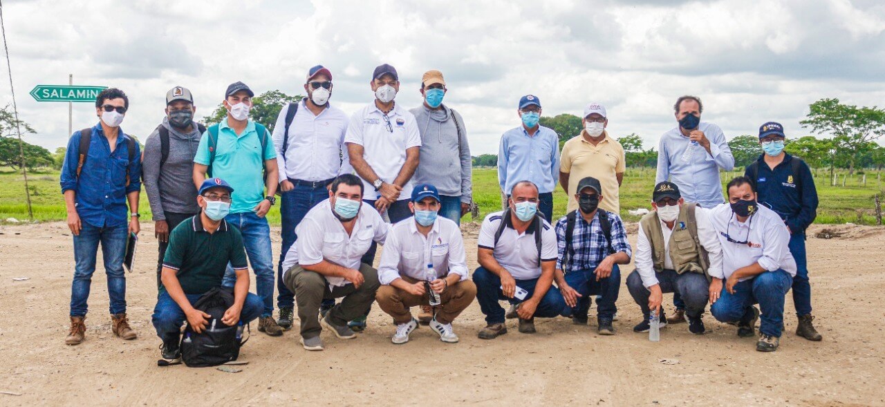 UNIMAGDALENA realizó visita técnica para estudiar y formular soluciones a la erosión costera en municipio de Salamina – Magdalena