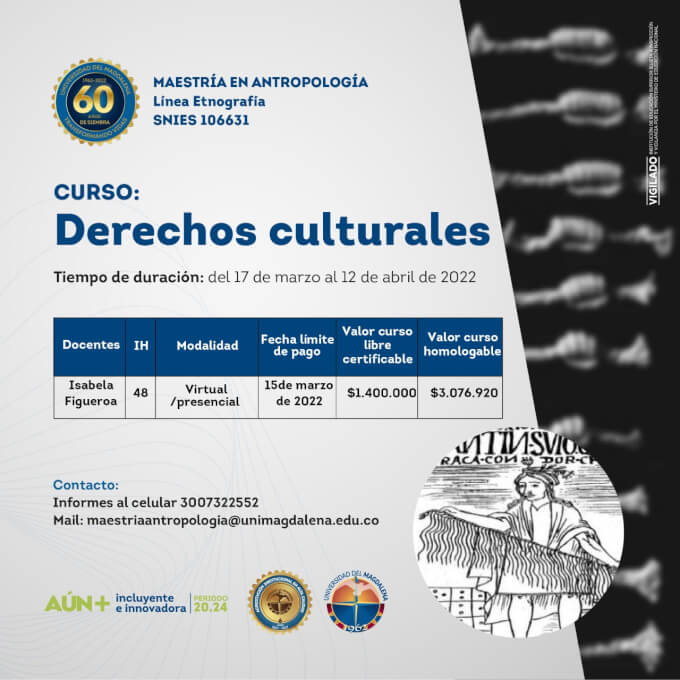 Curso libre: Derechos culturales