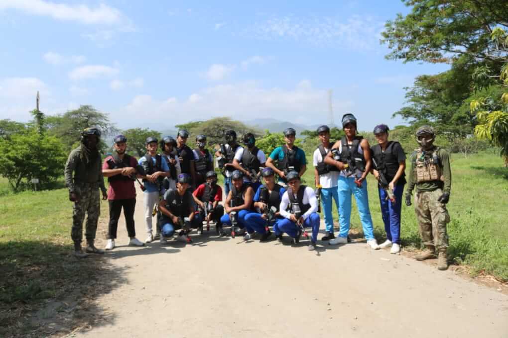 UNIMAGDALENA libró la ‘Batalla de los 60 años’ con jornada de Paintball