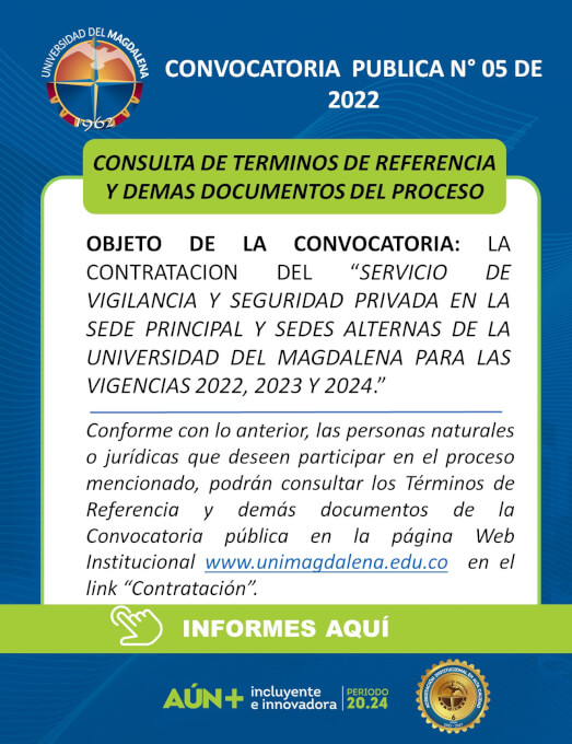 CONVOCATORIA PUBLICA N° 05 DE 2022