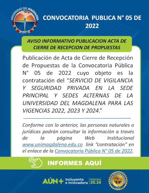 Convocatoria Pública N° 05 de 2022