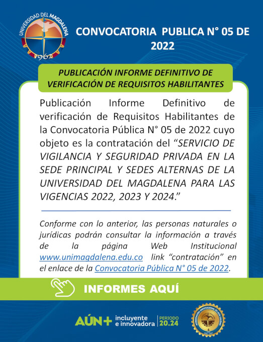 Convocatoria Pública N° 05 de 2022