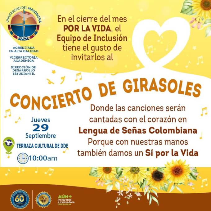 Concierto de Girasoles Universidad del Magdalena