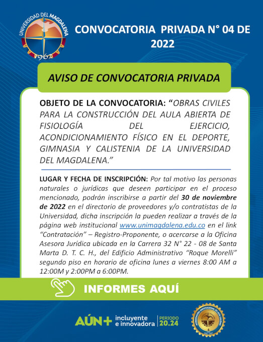 Convocatoria Privada N° 04 de 2022