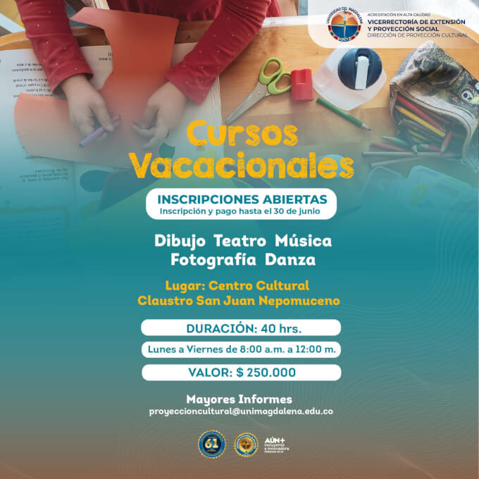 Apertura de Cursos Vacacionales Universidad del Magdalena