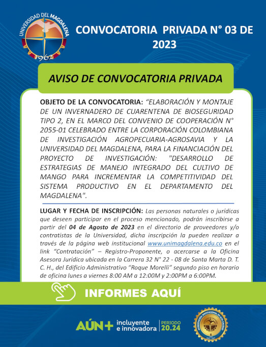 Convocatoria Privada N° 03 de 2023