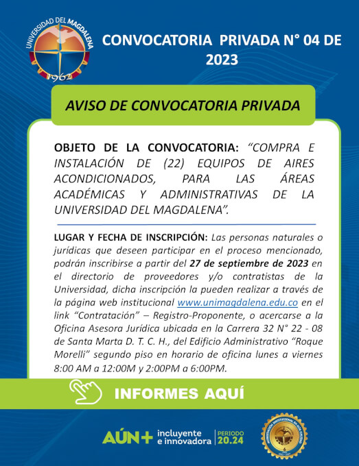 Convocatoria Privada N° 04 de 2023