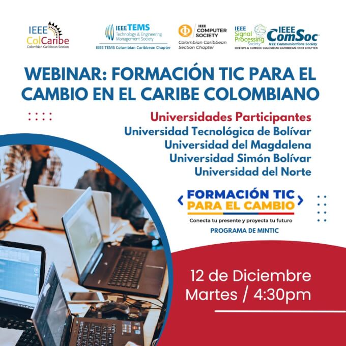 Webinar: Formación TIC para el cambio en el Caribe Colombiano