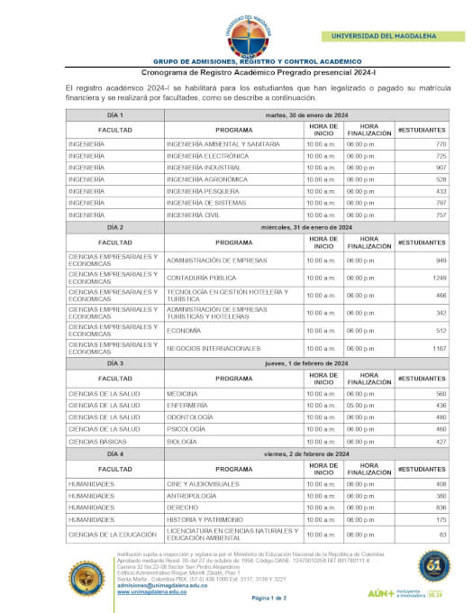 ¡Atención estudiante de pregrado presencial!