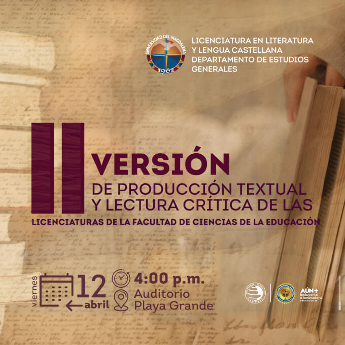 II Conversatorio de Producción textual y Lectura crítica 2024-1