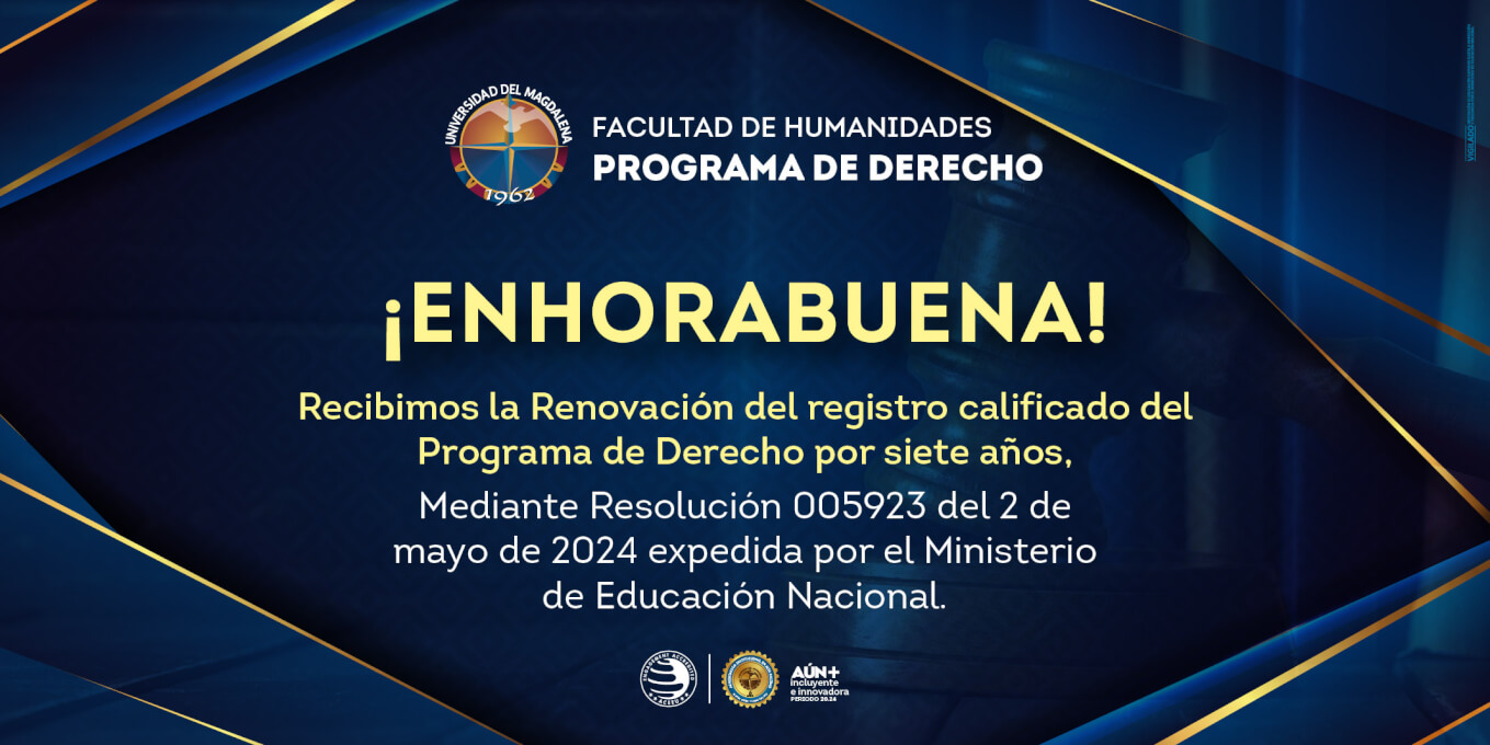 RENOVACION DEL REGISTRO CALIFICADO DEL PROGRAMA DE DERECHO