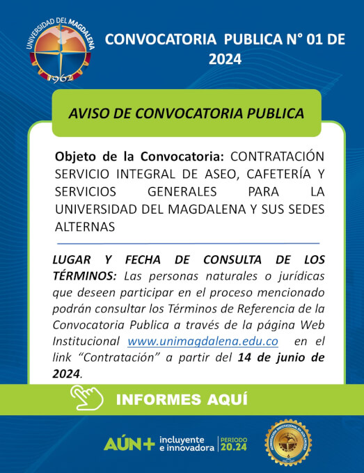 CONVOCATORIA PUBLICA N° 01 DE 2024