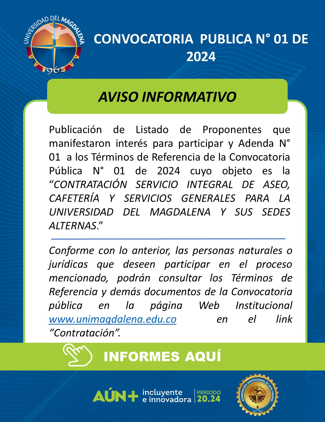 Aviso Informativo