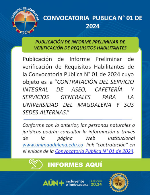 Convocatoria Pública N° 01 De 2024