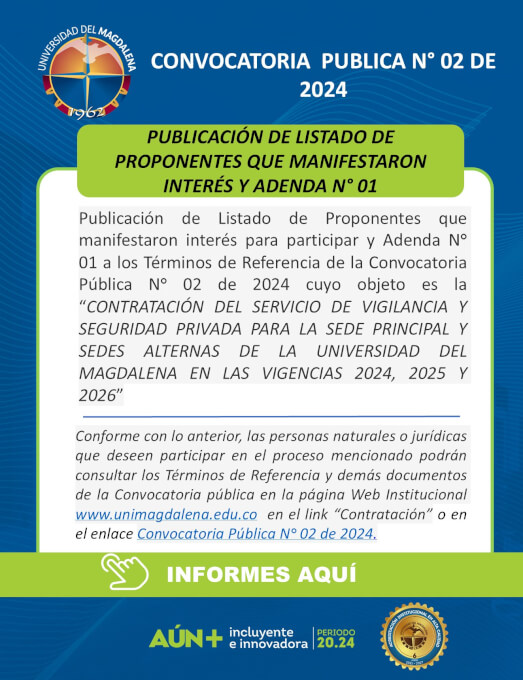 Convocatoria Pública N° 02 de 2024