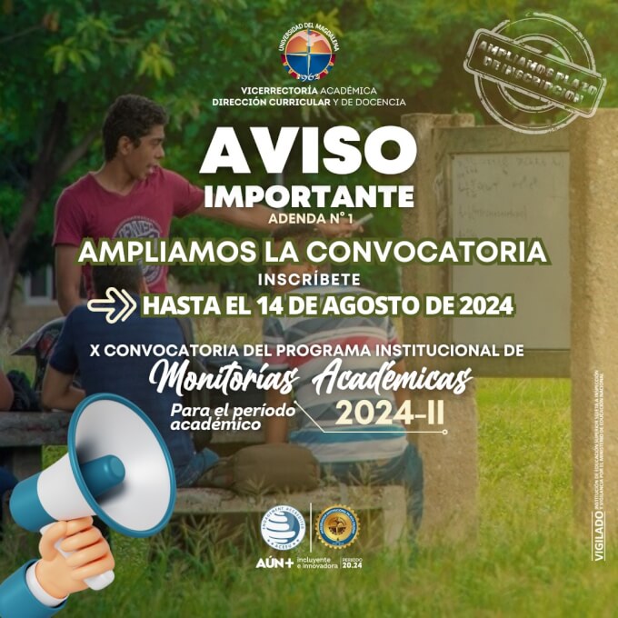 ¡Hasta el 14 de agosto ampliamos el plazo de inscripciones!