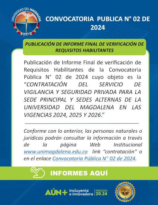 Convocatoria Pública N° 02 De 2024