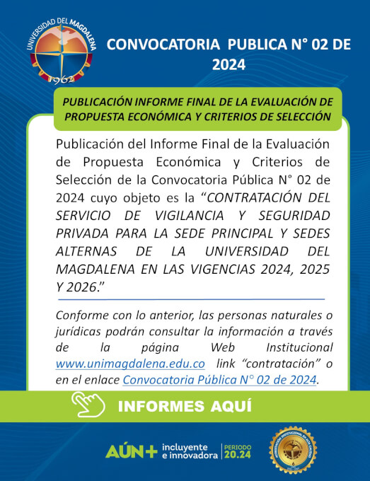 Convocatoria Pública N° 02 De 2024