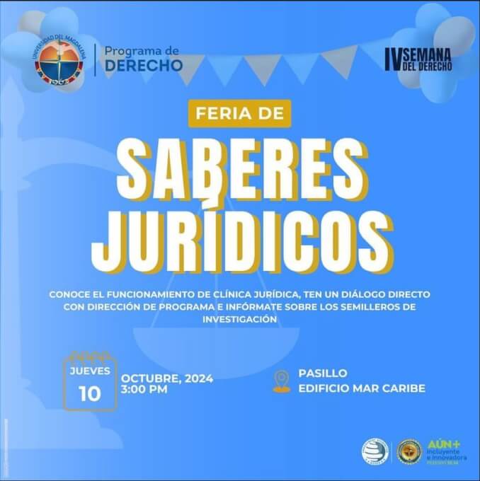 Feria de Saberes Jurídicos.