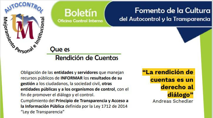 Boletín de Fomento de la Cultura del Autocontrol y la Transparencia