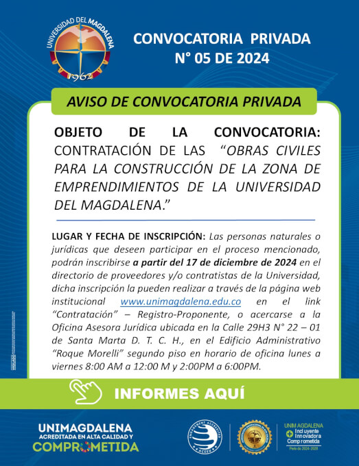 Convocatoria Privada N° 05 de 2024