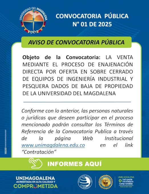 Convocatoria Pública 01 de 2025