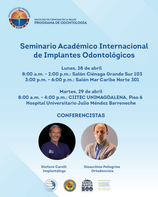 Seminario académico Internacional de Implantes odontológicos