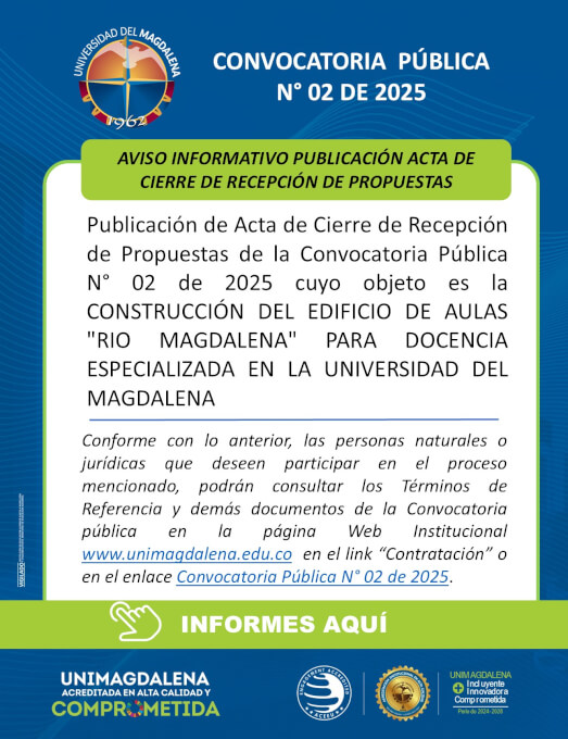 CONVOCATORIA PÚBLICA N° 02 DE 2025