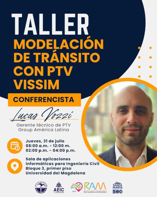 TALLER MODELACIÓN DE TRÁNSITP CON PTV VISSIM