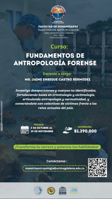 Aprendizaje en Antropología Forense: conocimiento aplicado para la justicia y la transformación social.