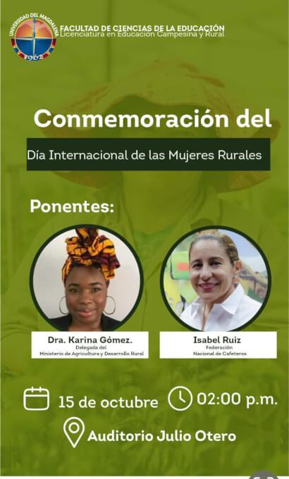 DIA INTERNACIONAL DE LA MUJER RURAL