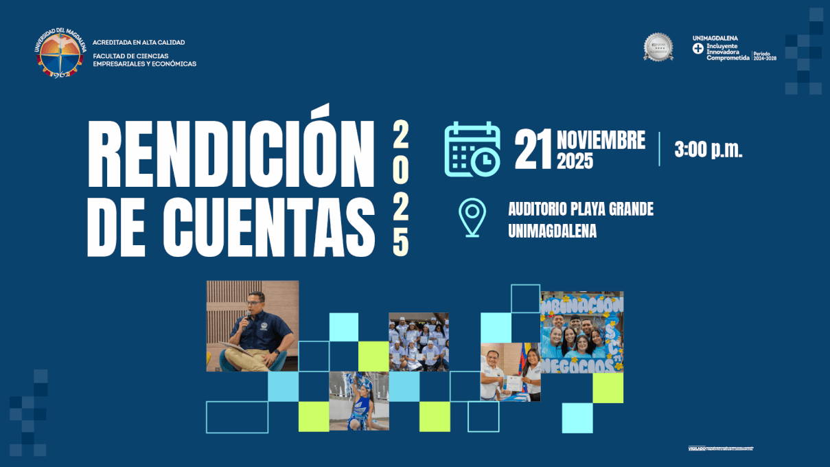 Rendición de cuentas facultad de ciencias empresariales y económicas unimagdalena 2025