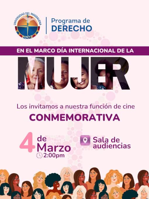 conmemoración del día internacional de la mujer