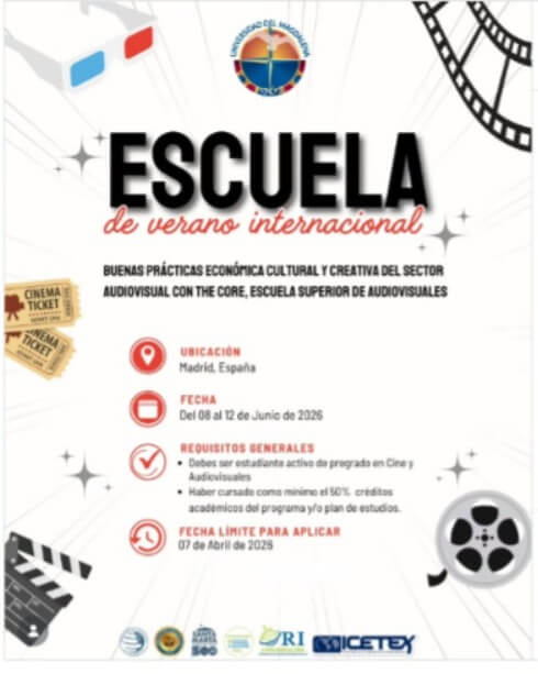 ¿te imaginas vivir una experiencia internacional en el mundo audiovisual en Madrid, España?