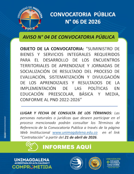 Convocatoria Pública N° 06 de 2026