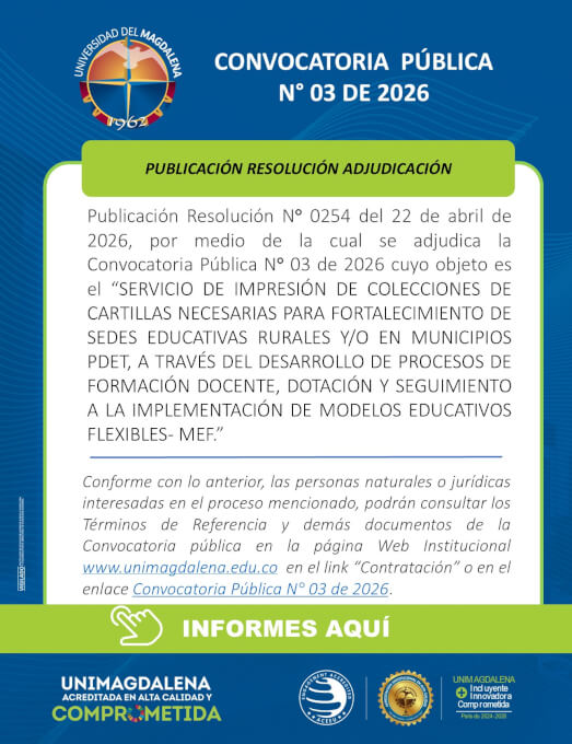 Convocatoria Pública N° 03 de 2026