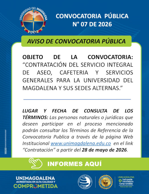 Convocatoria Pública N° 07 de 2026
