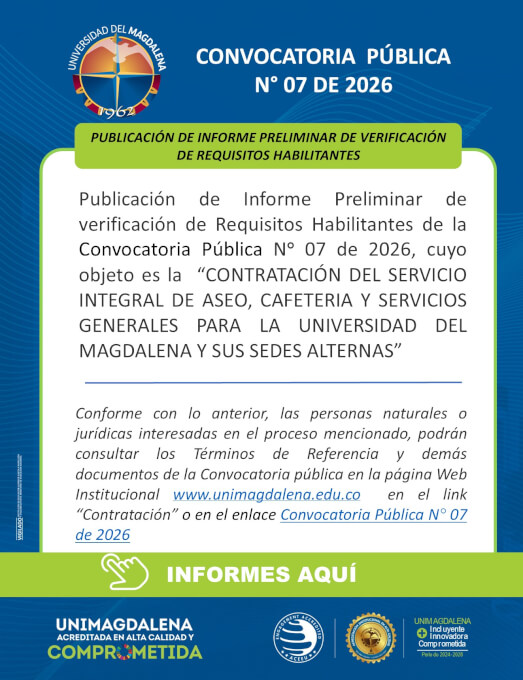 Convocatoria Pública N° 07 De 2026