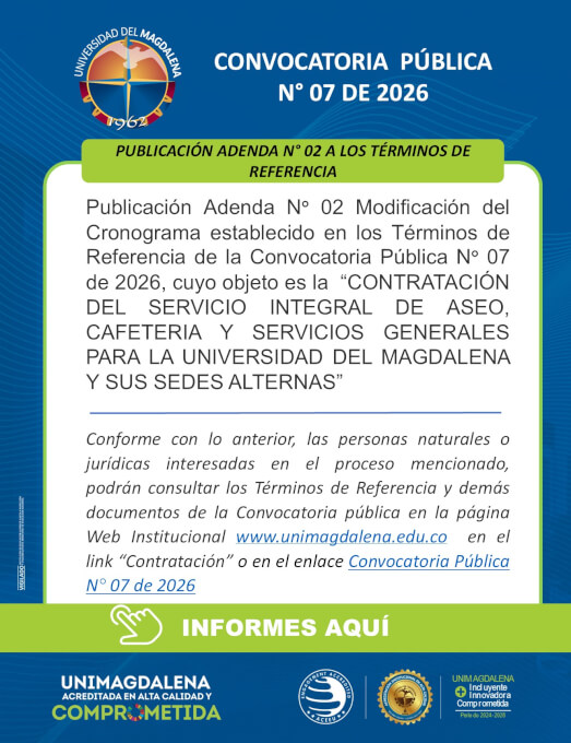 Convocatoria Pública N° 07 De 2026