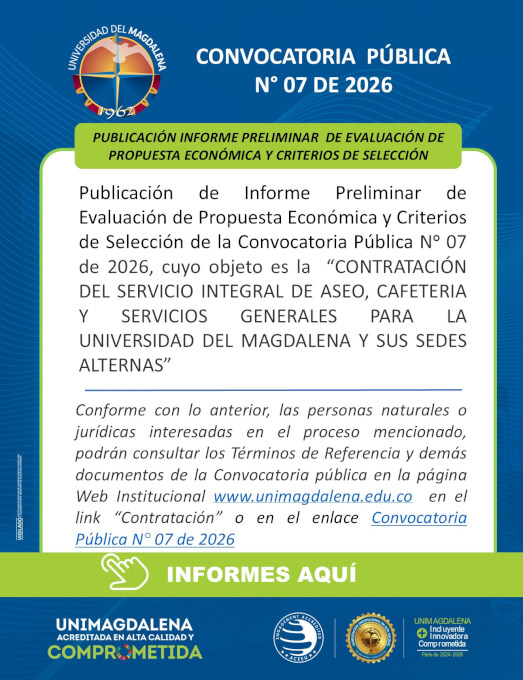 Convocatoria Pública N° 07 De 2026