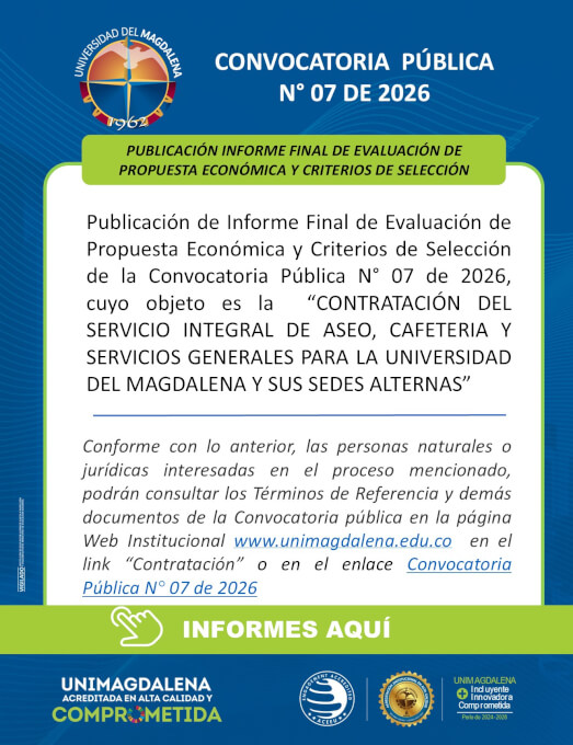 Convocatoria Pública N° 07 De 2026