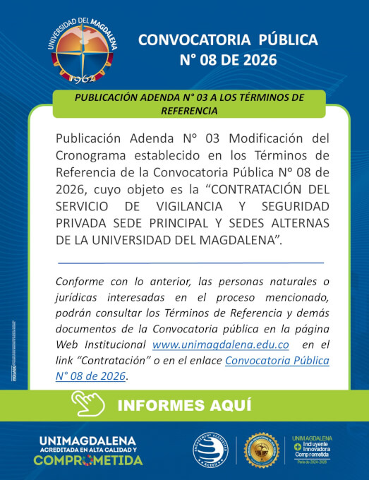 Convocatoria Pública N° 08 De 2026