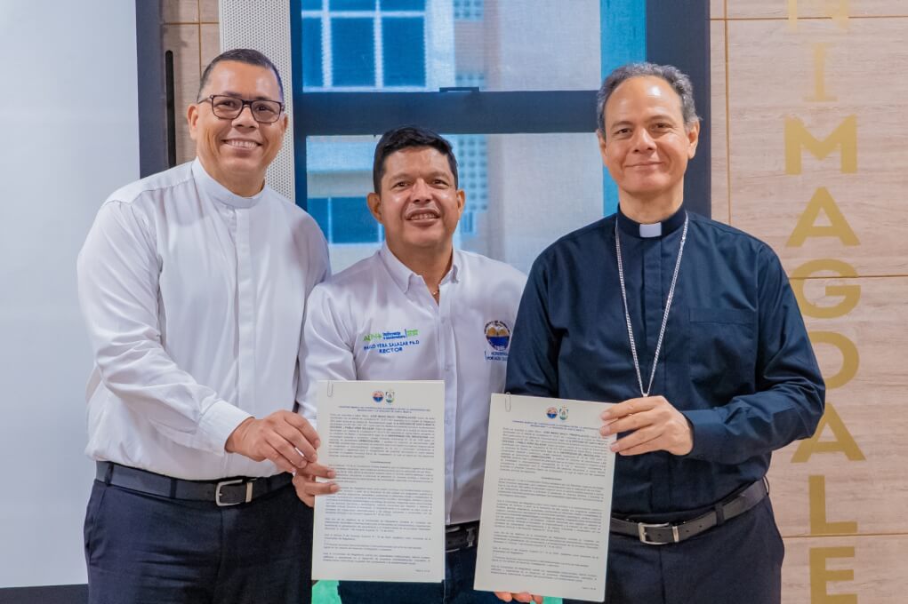 La Universidad del Magdalena y la Diócesis de Santa Marta formalizaron una alianza que puso en el centro la educación, el conocimiento, la memoria y el servicio a las comunidades.