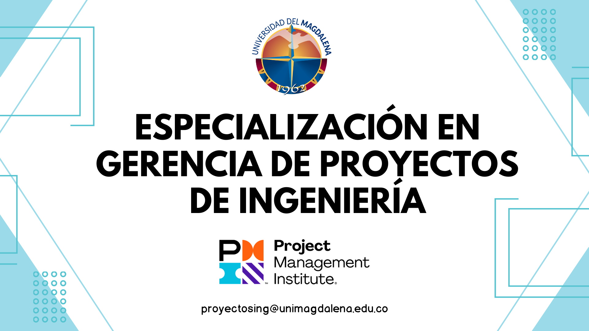 Logo de Especialización en Gerencia de Proyectos de Ingeniería