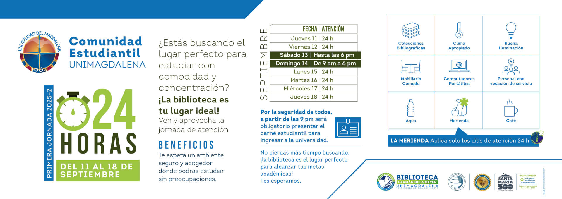 Primera Jornada de Atención 24 Horas del Semestre (2025-2)