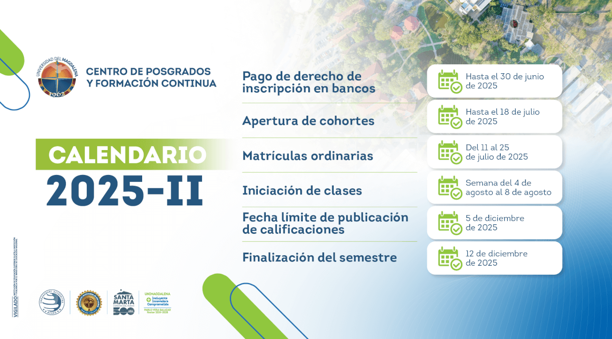 Calendario Académico 2025-II